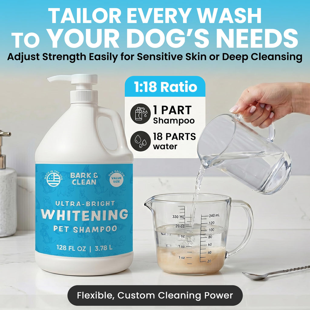 Whitening Dog Shampoo with Pump, 1 Gallon Aloe Coconut P334