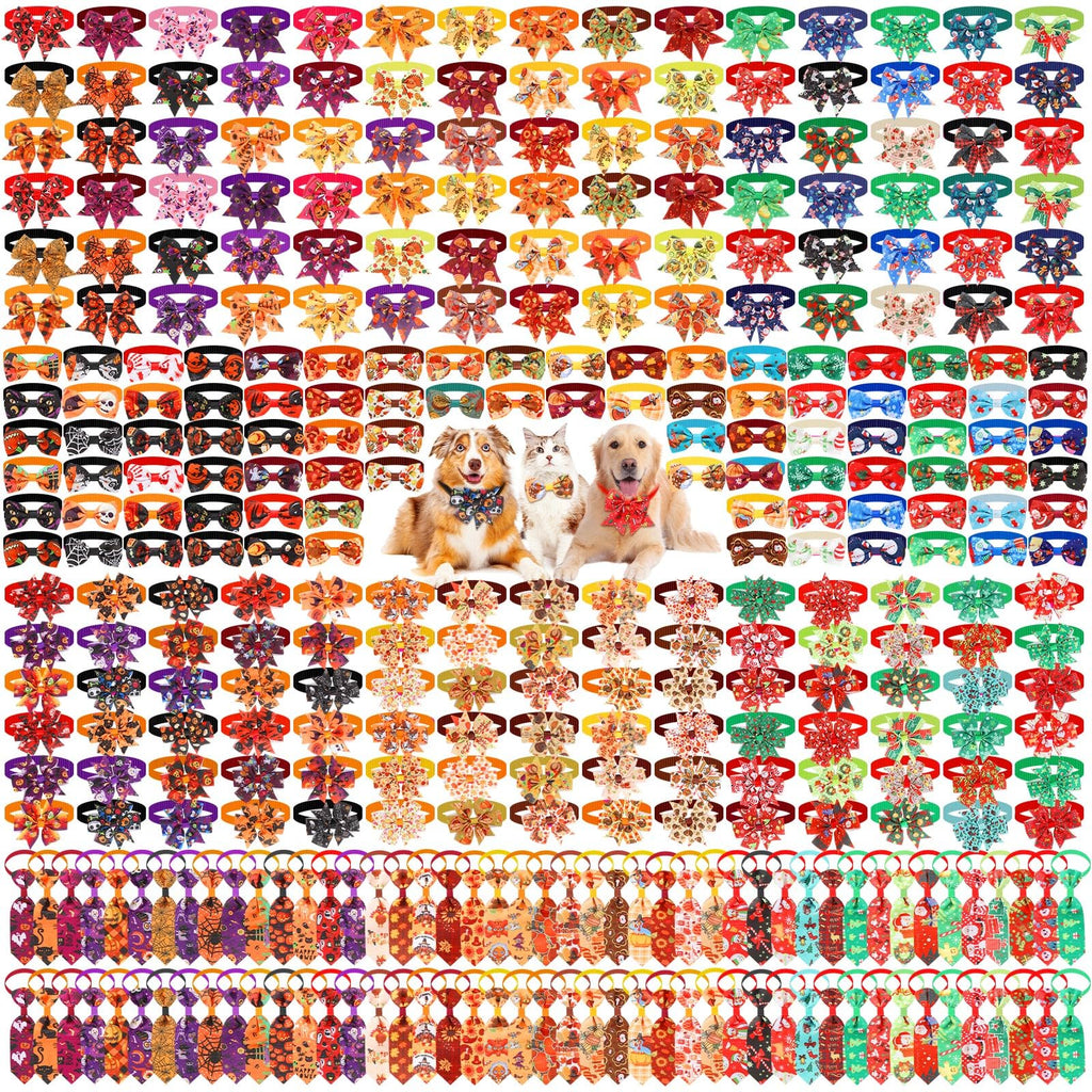 Fall Dog Bow Ties Collars 360 Pcs Y29508