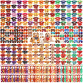 Fall Dog Bow Ties Collars 360 Pcs Y29508