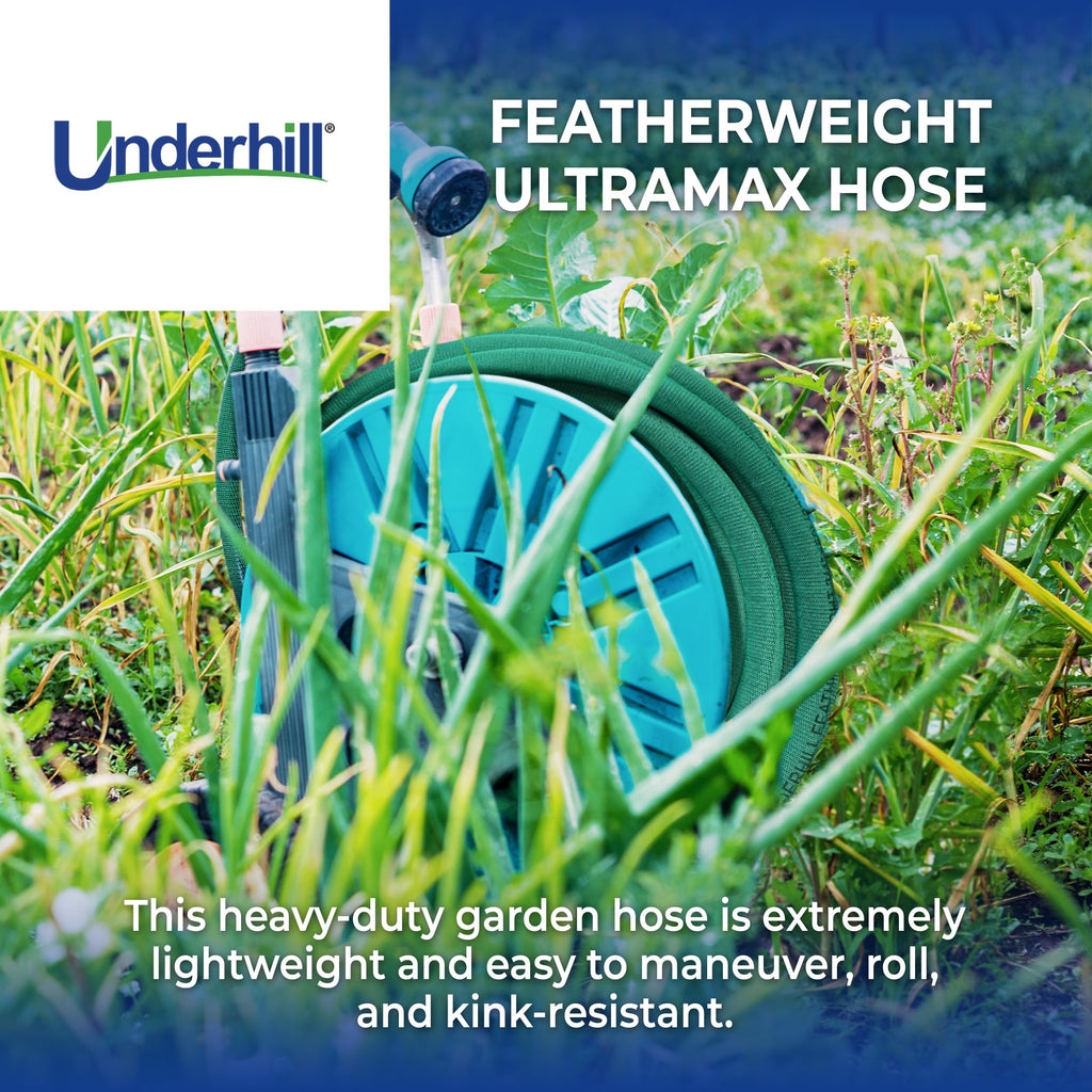 Heavy-Duty 3/4 Inch x 100 ft Green Garden Hose X11324