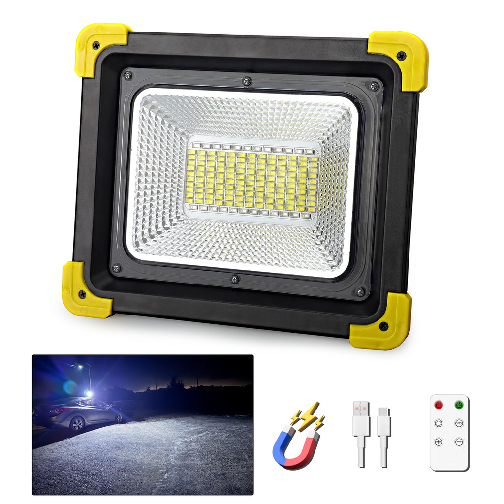 12000mAh Rechargeable Magnetic LED Work Light IP65 Waterproof 4 Modes G69294