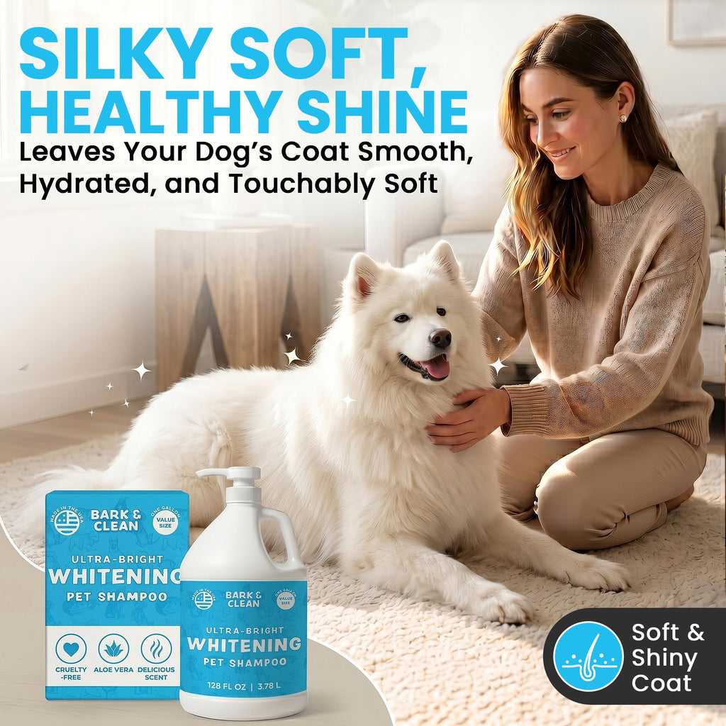 Whitening Dog Shampoo with Pump, 1 Gallon Aloe Coconut P334