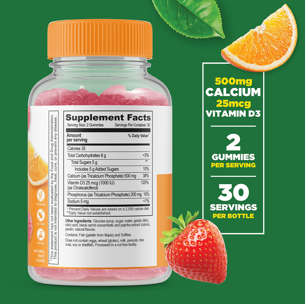 Calcium with Vitamin D + Beet Root Gummies C163511