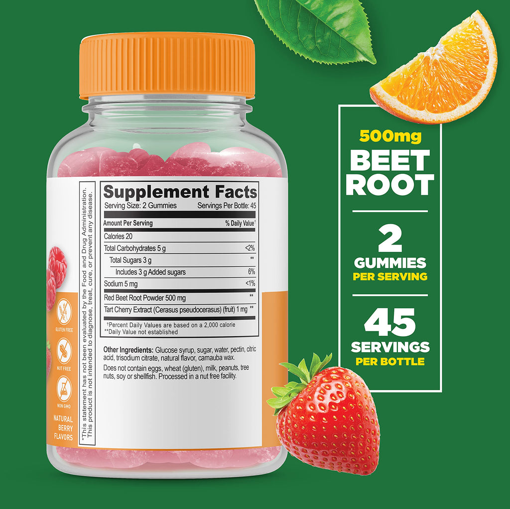 Calcium with Vitamin D + Beet Root Gummies C163511